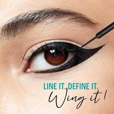 LAKMÉ Eyeconic Liquid Eye Liner, Black, Long Lasting Matte Waterproof Liner - Smudge Proof, Transfer Proof Eye Makeup For 24 Hrs, 4.5 Ml